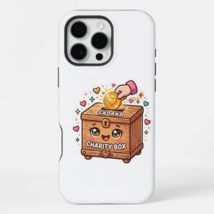 Coque iPhone 16 Pro Max Mignonne boîte à Sadaka marocaine de charité Gi is