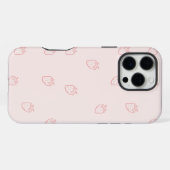 Coque iPhone 16 Pro Max Minimalisme de la fraise (Verso Horizontal)