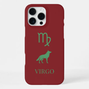 Coque iPhone 16 Pro Max Minimaliste esthétique silhouette verte Vierge Zod