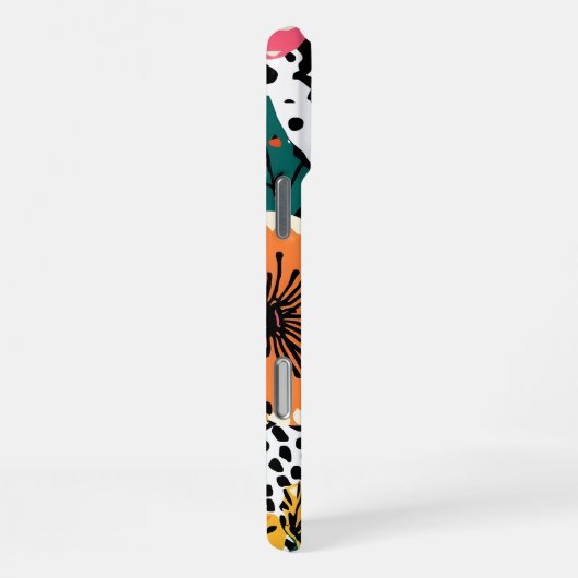 Coque iPhone 16 Pro Max Modèle floral (Côté droit)