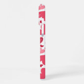 Coque iPhone 16 Pro Max Modern Cute Red & Pink Hearts Valentines (Côté gauche)