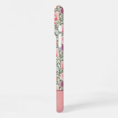 Coque iPhone 16 Pro Max Modern Wildflowers with Name (Côté gauche)