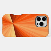Coque iPhone 16 Pro Max Moderne Abstrait Orange Rouge Vanille Graphique Fr (Verso Horizontal)