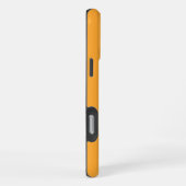 Coque iPhone 16 Pro Max Moderne Monogramme Initiale Orange Jaune Contempor (Côté droit)
