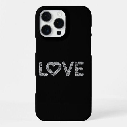 Coque iPhone 16 Pro Max Mon amour (Verso)
