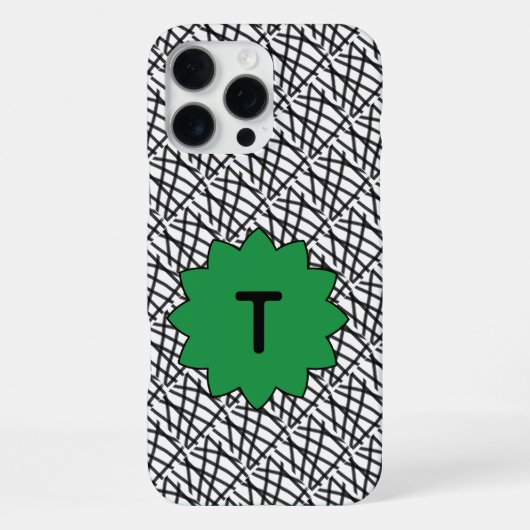 Coque iPhone 16 Pro Max Monogramme (Verso)