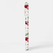 Coque iPhone 16 Pro Max Monogramme Cerises Aquarelle (Côté gauche)