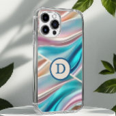 Coque iPhone 16 Pro Max Monogramme de soie de luxe