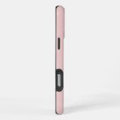 Coque iPhone 16 Pro Max Monogramme élégant rose poudré gris (Côté droit)