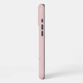 Coque iPhone 16 Pro Max Monogramme élégant rose poudré gris (Côté gauche)