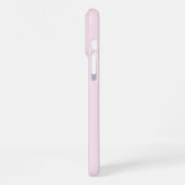 Coque iPhone 16 Pro Max Monogramme initial d'une botte rose moderne (Côté gauche)