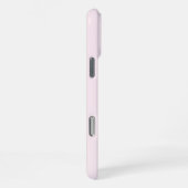 Coque iPhone 16 Pro Max Monogramme initial rose simple (Côté droit)