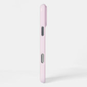 Coque iPhone 16 Pro Max Monogramme initial rose simple (Côté droit)