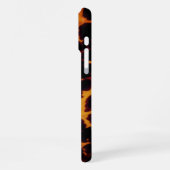 Coque iPhone 16 Pro Max Monogramme Tortoiseshell moderne (Côté gauche)
