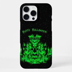 Coque iPhone 16 Pro Max Monstre de Flamme dans le Ciel Étoilé