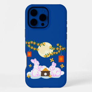 Coque iPhone 16 Pro Max Moon Rabbit Mooncake Osmanthus