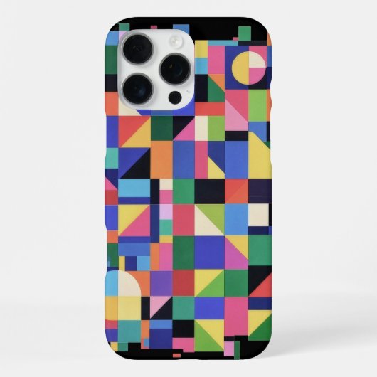 Coque iPhone 16 Pro Max Mosaic Spectrum (Verso)