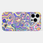 Coque iPhone 16 Pro Max Motif Amibe Multicolore Améthyste (Verso Horizontal)