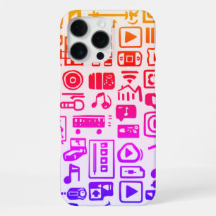 Coque iPhone 16 Pro Max Motif arc-en-ciel cool pour les amateurs de musiqu