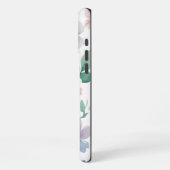 Coque iPhone 16 Pro Max Motif botanique, couleur pastel (Côté gauche)