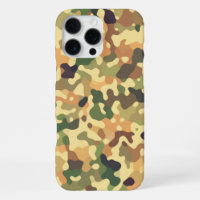 Motif camouflage - Vert Orange Marron Noir