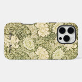 Coque iPhone 16 Pro Max Motif Chrysanthemum - William Morris (Verso Horizontal)