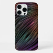 Coque iPhone 16 Pro Max Motif d'art 3D sarcelle bleu vert funky foncé (Verso)