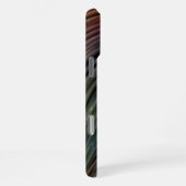 Coque iPhone 16 Pro Max Motif d'art 3D sarcelle bleu vert funky foncé (Côté droit)