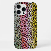 Coque iPhone 16 Pro Max Motif d'aspect de texture d'écailles de truite arc (Verso)