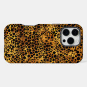 Coque iPhone 16 Pro Max Motif de imprimé léopard abstrait (Verso Horizontal)