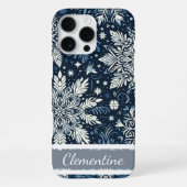 Coque iPhone 16 Pro Max Motif de Noël Snowflake (Verso)