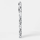 Coque iPhone 16 Pro Max Motif décoratif arabesque noir blanc mignon (Côté gauche)