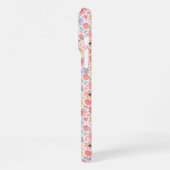 Coque iPhone 16 Pro Max Motif floral abstrait moderne (Côté gauche)