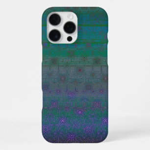 Coque iPhone 16 Pro Max Motif géométrique abstrait artistique vibrant
