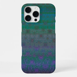 Coque iPhone 16 Pro Max Motif géométrique abstrait artistique vif
