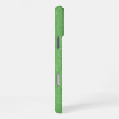 Coque iPhone 16 Pro Max Motif moderne de jute vert (Côté droit)