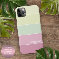 Motif rayé vert chartreuse lime rose clair