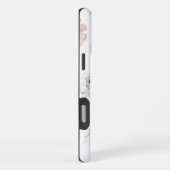 Coque iPhone 16 Pro Max Motif sans couture de fleurs séchées (Côté droit)