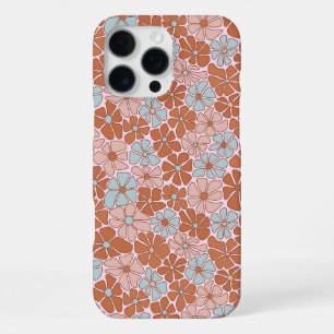 Coque iPhone 16 Pro Max Motif sans couture rétro