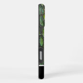 Coque iPhone 16 Pro Max Motifs complexes de peau de serpent vert (Côté droit)