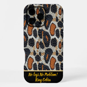 Coque iPhone 16 Pro Max Motifs de la peau de serpent vibrants dans la natu