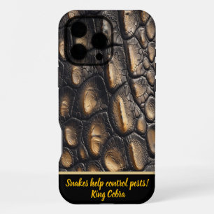 Coque iPhone 16 Pro Max Motifs de peau de serpent chatoyants dans la lumiè
