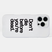 Coque iPhone 16 Pro Max Motivational Quote iPhone16 Case (Verso Horizontal)