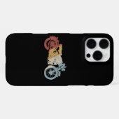 Coque iPhone 16 Pro Max Moto style rétro Vintage (Verso Horizontal)