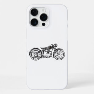 Coque iPhone 16 Pro Max Moto Vintage Rétro _ J'Aime Ma Moto