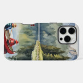 Coque iPhone 16 Pro Max Mountain Wilderness Red Canoe Lake (Verso Horizontal)