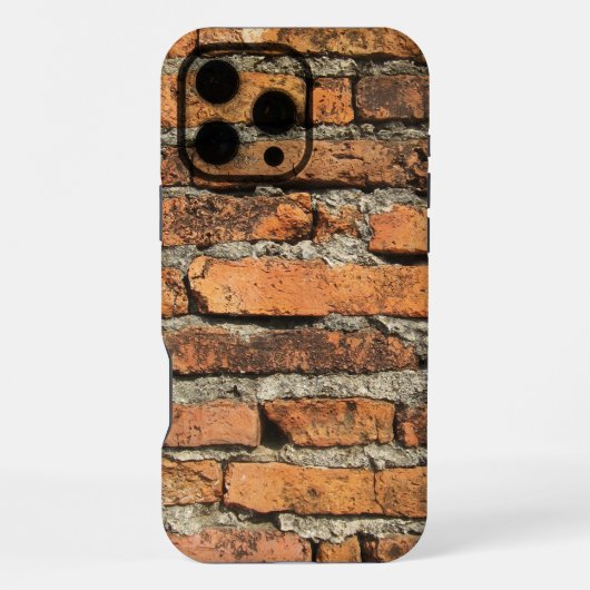 Coque iPhone 16 Pro Max Mur de briques ancien (Verso)