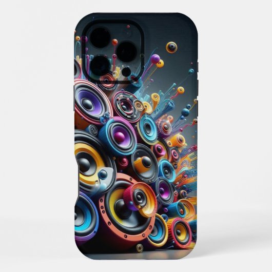Coque iPhone 16 Pro Max Mur des Enceintes (Verso)