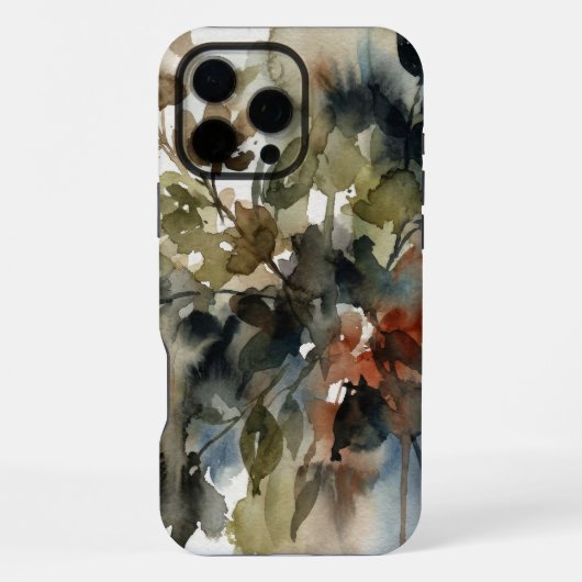 Coque iPhone 16 Pro Max Muted Forest Watercolor (Verso)