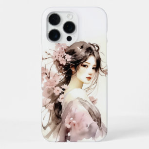Coque iPhone 16 Pro Max Mystique en fleurs #087 : Les pétales dans le vent